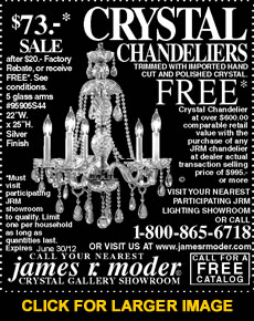 Get a FREE chandelier