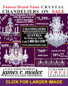 SPECIAL OFFER Chandelier at $369