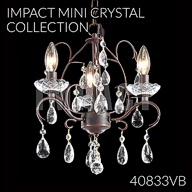40833VB : Mini Crystal Chandelier Collection