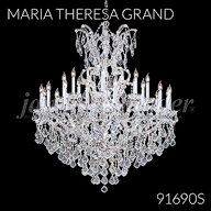 91690S : Large Entry Crystal Chandelier