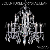 Coleccion Sculptured Crystal Leaf